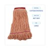 Boardwalk 5 in Looped-End Wet Mop, Orange, Cotton/Synthetic, PK12, BWK503OR BWK503OR